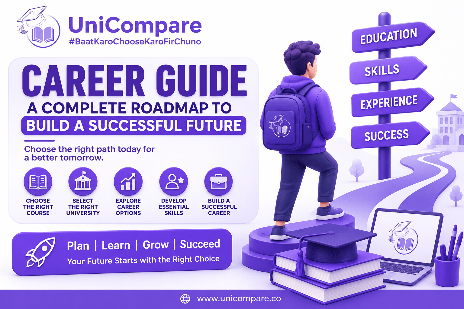 Career Guide: A Complete Roadmap to Build a Successful Future Career Guide: A Complete Roadmap to Build a Successful Future - UniCompare Blog