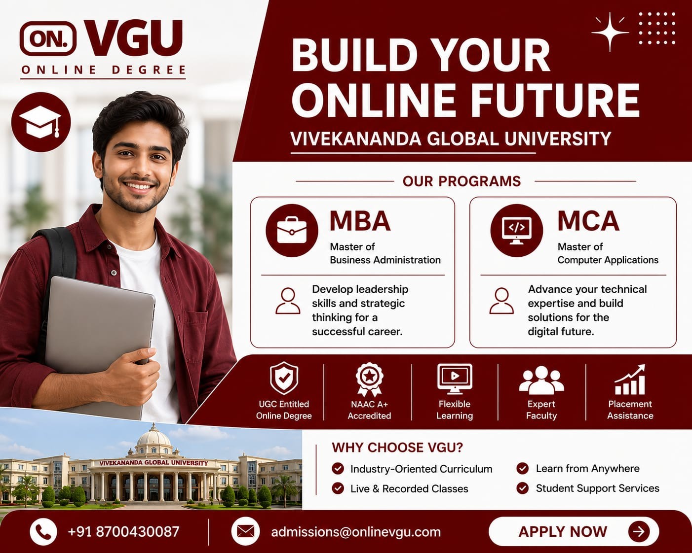 VGU Online MBA/MCA Fees 2026 VGU Online MBA/MCA Fees 2026 - UniCompare Blog