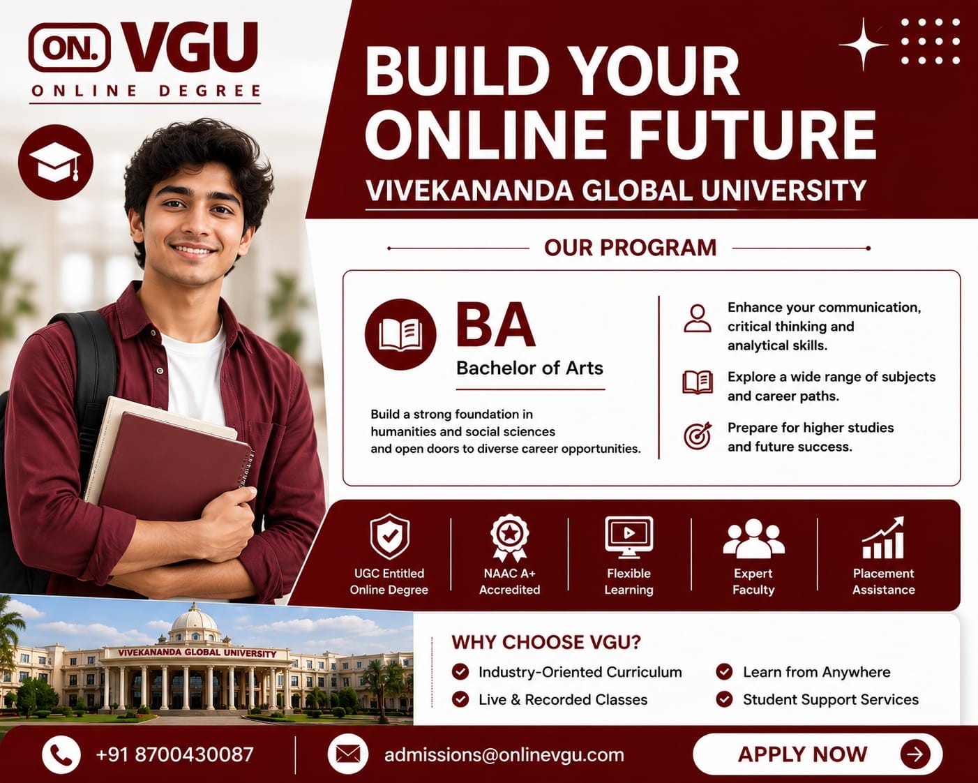 VGU Online BA Fees 2026 VGU Online BA Fees 2026 - UniCompare Blog